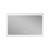 51" Clear Lighted Unframed Bathroom Vanity Mirror