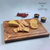Large Cutting Board Acacia Wood Meat Chopping Board Butcher Block with Juice Groove Chevron Chequered Style 1  Thick & Food grade Serving Board 16 x12