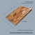 Large Cutting Board Acacia Wood Meat Chopping Board Butcher Block with Juice Groove Chevron Chequered Style 1  Thick & Food grade Serving Board 16 x12