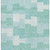 10' X 14' Teal And Ivory Geometric Washable Area Rug With UV Protection