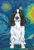 English Cocker Spaniel - Tomoyo Pitcher Van Gogh Outdoor Flag