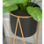 Gold Metal Plant Stand with Flower Pot Holder Corner Shelving Rack Indoor Display