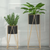 Gold Metal Plant Stand with Flower Pot Holder Corner Shelving Rack Indoor Display