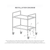 Tier  Stainless Steel Kitchen Dining Food Cart Trolley Utility Medium
