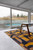 3' X 5' Yellow And Black Geometric Washable Area Rug