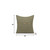 20" Green Cotton Throw Pillow