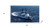 10" Unfinished Wood Hand Painted Model Boat