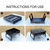 Portable Mini Folding Thick Boxtype Charcoal Grill for Outdoor BBQ Camping