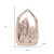 8" Beige And Gray Resin Christmas Tabletop Sculpture