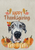 Great Dane Harlequin - Hippie Hound Studio Best of Breed Thanksgiving House and Garden Flag