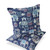Set of Two Blue And Gray Elephant Indoor Outdoor Throw Pillow