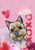 Yorkie - Hippie Hound Studios Valentines  House and Garden Flags