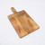 Natural 20" Solid Wood Cutting Board