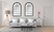 Arched Window Pane Mirror 