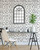 Arched Window Pane Mirror 