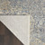 8' Blue Gray And Cream Floral Non Skid Runner Rug With Fringe