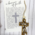 A Beacon of Faith - Floral Cross Ornament/Charm