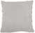 20" Gray Faux Fur Throw Pillow