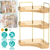Bathroom Countertop Organizer 3 Tier Corner Makeup Storage 