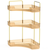 Bathroom Countertop Organizer 3 Tier Corner Makeup Storage 