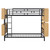 Black Twin Over Twin Wood And Metal Bunk Bed With Storage