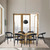Seven Piece Oak Oval Dining Set with Six Chairs