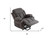 39" Gray Faux Leather Heated Massage Lift Assist Power Lift Assist Zero Gravity Recliner With USB