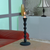Handmade Aluminum Eco-friendly Geometric Green Set Of One Pillar Candle Holder