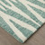 5' X 8' Blue And White Wool Chevron Hand Tufted Area Rug