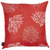 18" Square Red Coral Reef Decorative Throw Pillow Cover