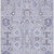 9' X 12' Lavender Gray And Ivory Oriental Washable Area Rug With UV Protection