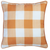 Set Of Four 18" Orange Plaid And Pumpkin Throw Pillow Covers