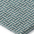 9' X 12' Teal And Ivory Geometric Washable Area Rug With UV Protection