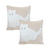 Adorable Cat Silhouette Pillowcase