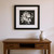 Set Of Two Misty Branches Black Framed Wall Art