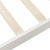 White Wood Twin Bed Frame