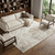 9' X 12' Taupe And Beige Abstract Washable Area Rug With UV Protection