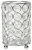 Elegant Designs Elipse Crystal Decorative Flower Vase, Candle Holder, Wedding Centerpiece