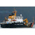 10" Unfinished Wood Hand Painted Model Boat