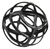 Black Metal Geometric Sphere
