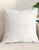 Cream Corduroy Polyester Throw Pillow Cover