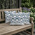 Set of Three White Botanical Indoor Outdoor Throw Pillow