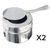 Triple Tray Stainless Steel Roll Top Chafing Dish Food Warmer