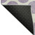 8' Lavender And Ivory Polka Dot Washable Round Rug With UV Protection