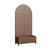 35" Brown Metal Indoor Outdoor Rectangular Planter Box