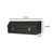 Leather Car Boot Collapsible Foldable Trunk Cargo Organizer Portable Storage Box Stitch with Lock 