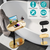 C-Shaped Bathtub Tray Table 