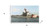 10" Unfinished Wood Hand Painted Model Boat