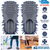Mop Slippers Unisex Detachable Floor Mopping Shoes