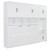 White Wood Twin Murphy Bed